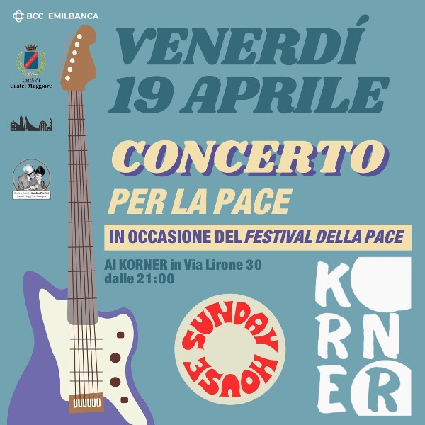Concerto per la pace in occasione del Festival della pace a Castel Maggiore